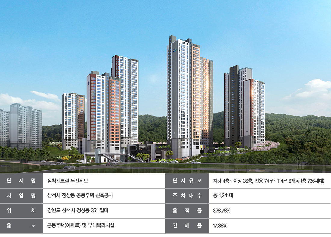 삼척 센트럴 두산위브